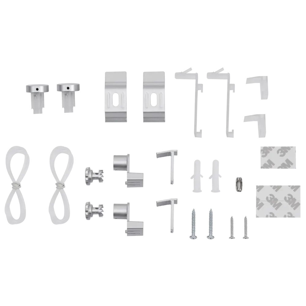 Рулонная штора день-ночь KREAFORTA Novosiberia 55×175 см серая в полоску 89408645 STLM-1580407 - Вид №6