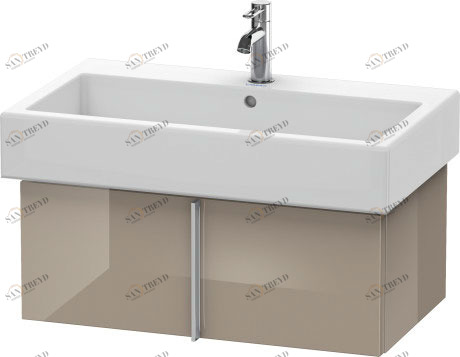 VE610608686 Vero Тумбочка подвесная Капучино глянцевый лак Duravit