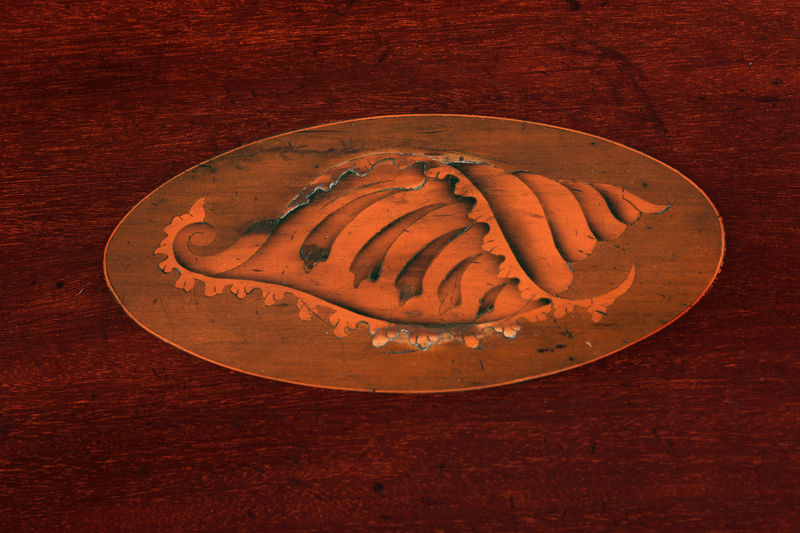 SOR27516 Овальный поднос из красного дерева ijlbrown  - Вид №1