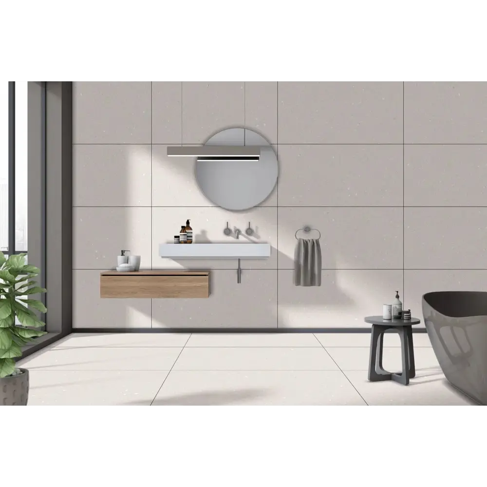 Глазурованный керамогранит Terra Grey 60x120 см 1.44 м² матовый цвет серый 89378302 STLM-2136917 Santreyd - Вид №2