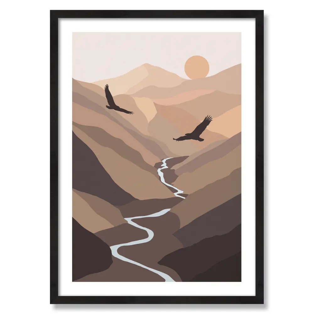 Картина в раме Долгий полет 50x70 см цвет разноцветный POSTERMARKET STLM-2099560