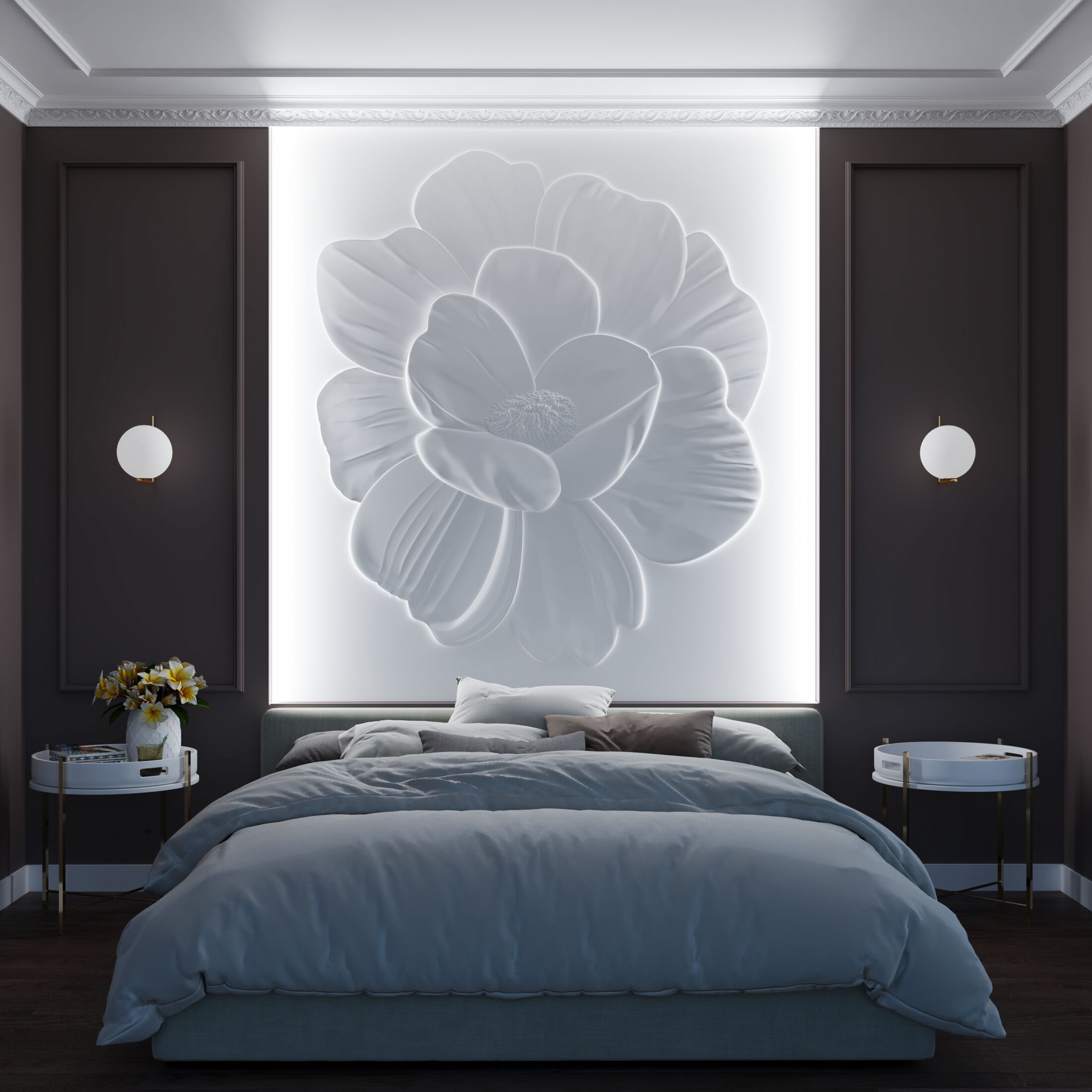 Трехмерная декоративная гипсовая панель WallDeco Pano ARCH-00044677 - Вид №1