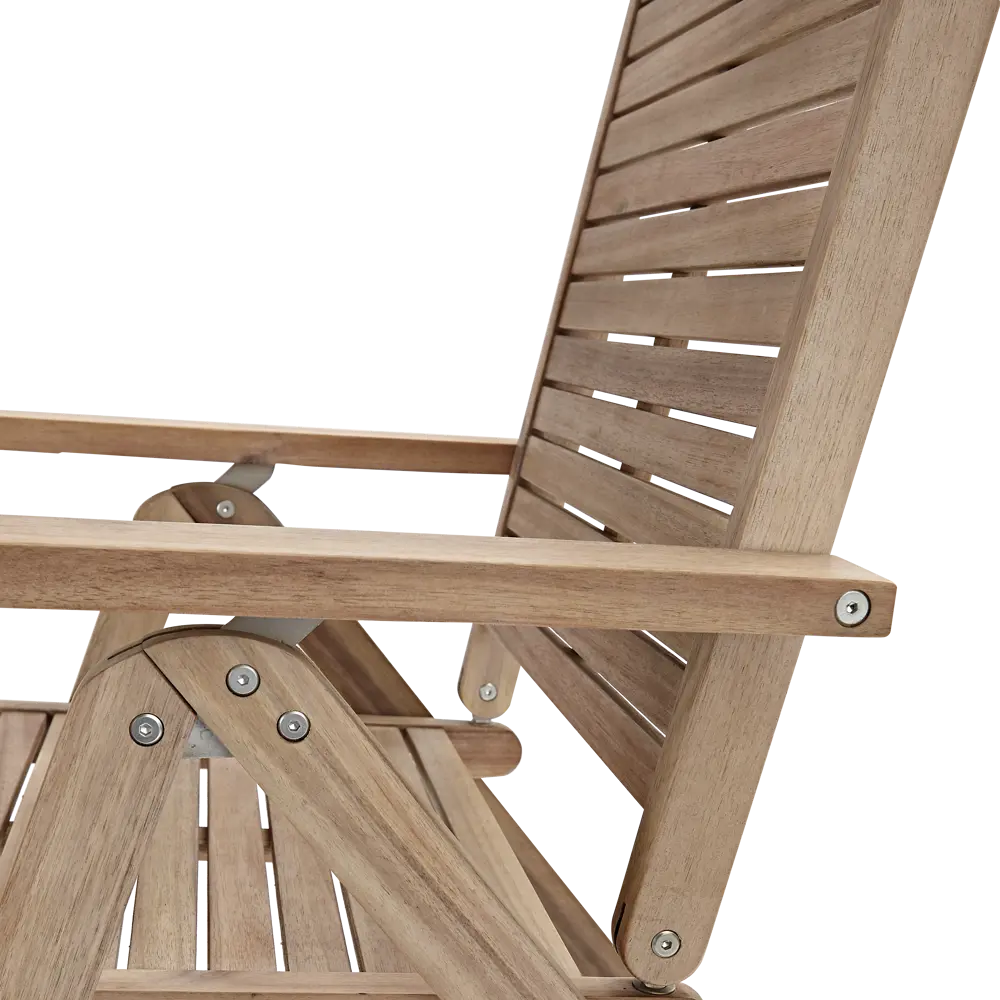Кресло садовое Naterial Solaris Origami складное 59x59x109.5 акация светло-коричневый 82232556 STLM-2049179  - Вид №7