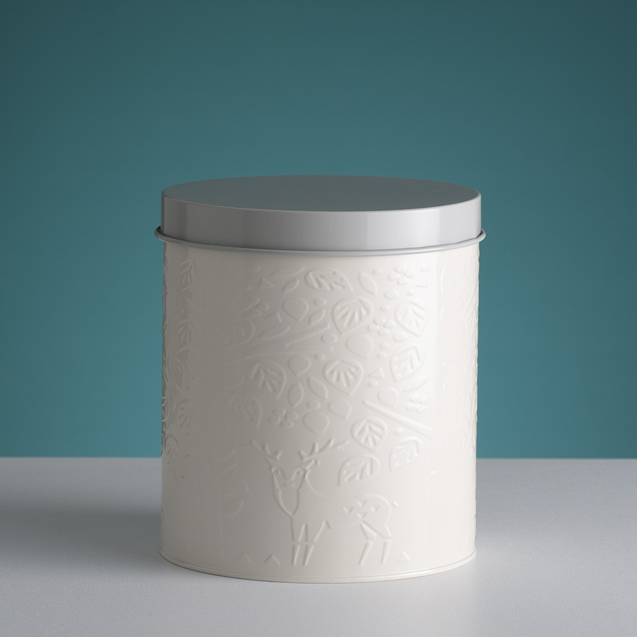 2002.211 Банка для хранения in the forest, 3,3 л, бело-серая Mason Cash  - Вид №2