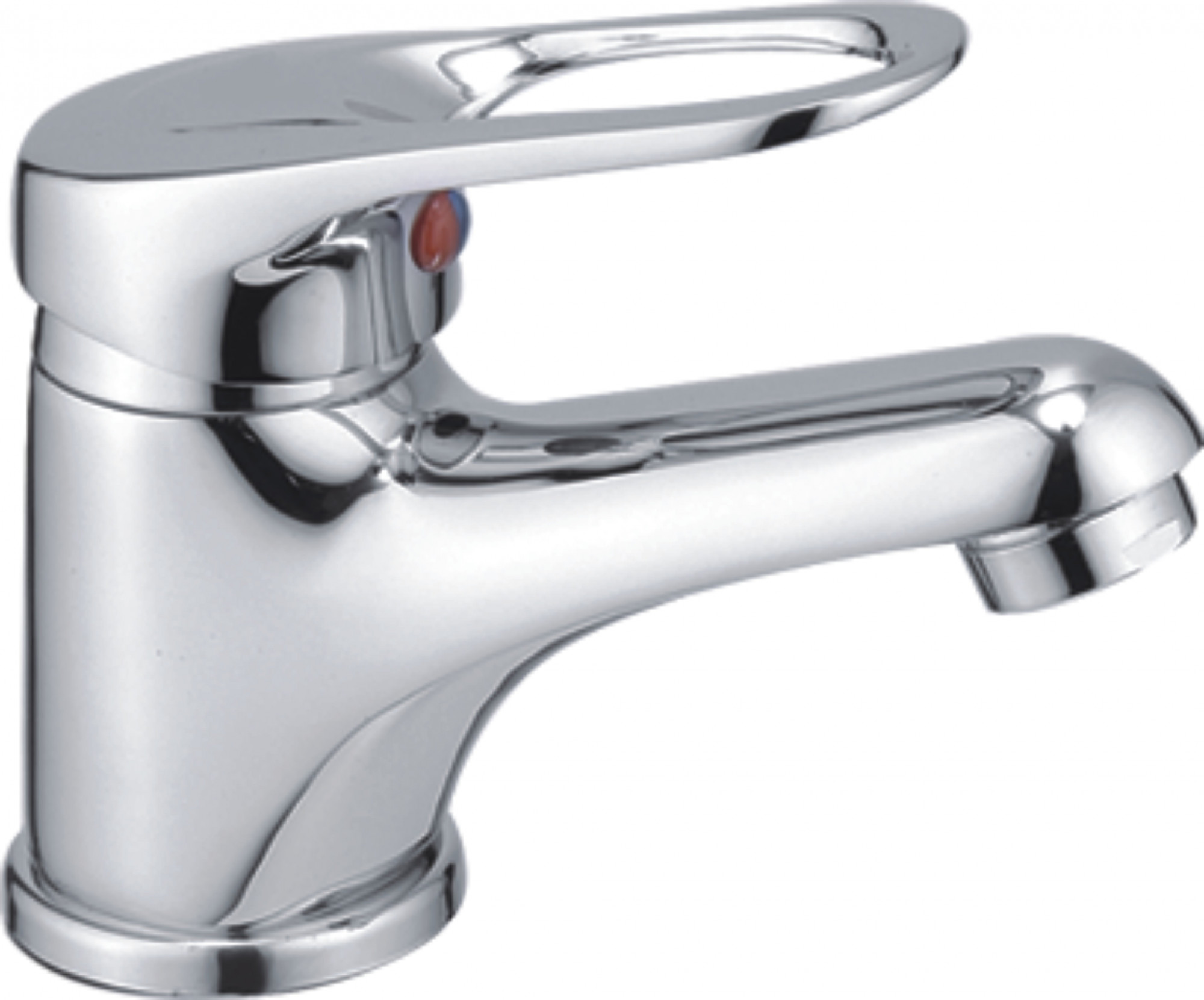 HB1037 Смеситель для раковины , сатин Haiba 