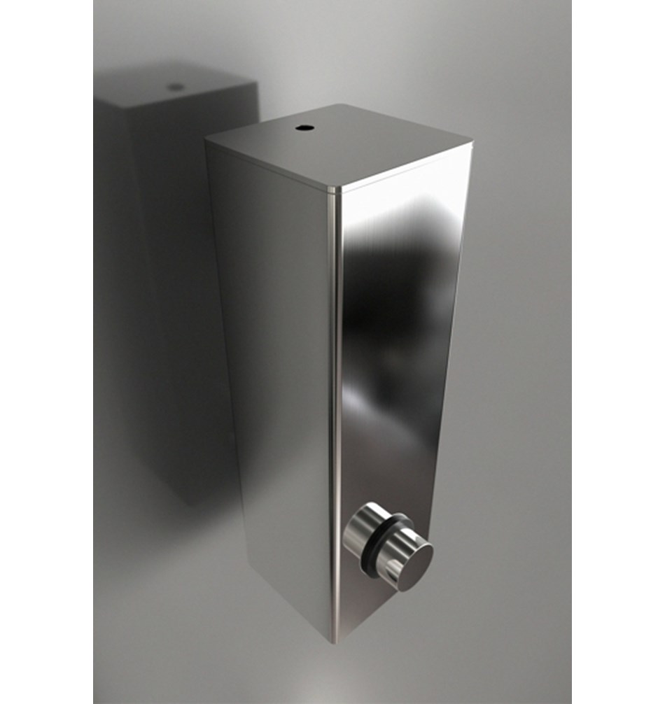 FROST Дозатор для мыла 4, стенка » полированная. Нержавеющая сталь Полированный Q304519625  - Вид №4