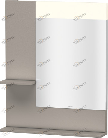 VE731001414 Vero Зеркало с полочками сбоку и внизу Терра, декор Duravit