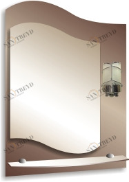 Зеркало Антей с фонарем 720х535 Антей МИР ЗЕРКАЛ 232241