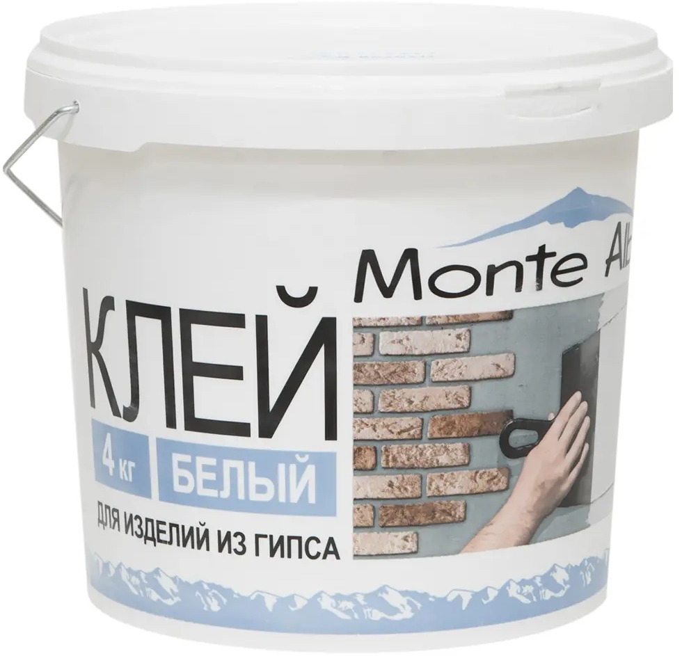 Клей Monte Alba для гипсовых элементов - надежный монтаж декора 13252901