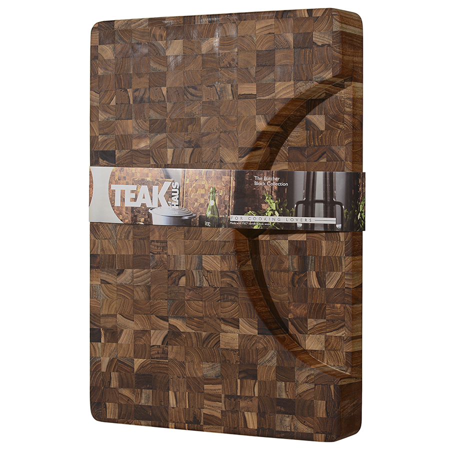 TH601 Доска разделочная торцевая butcher block 51x36 см TEAKHAUS  - Вид №5
