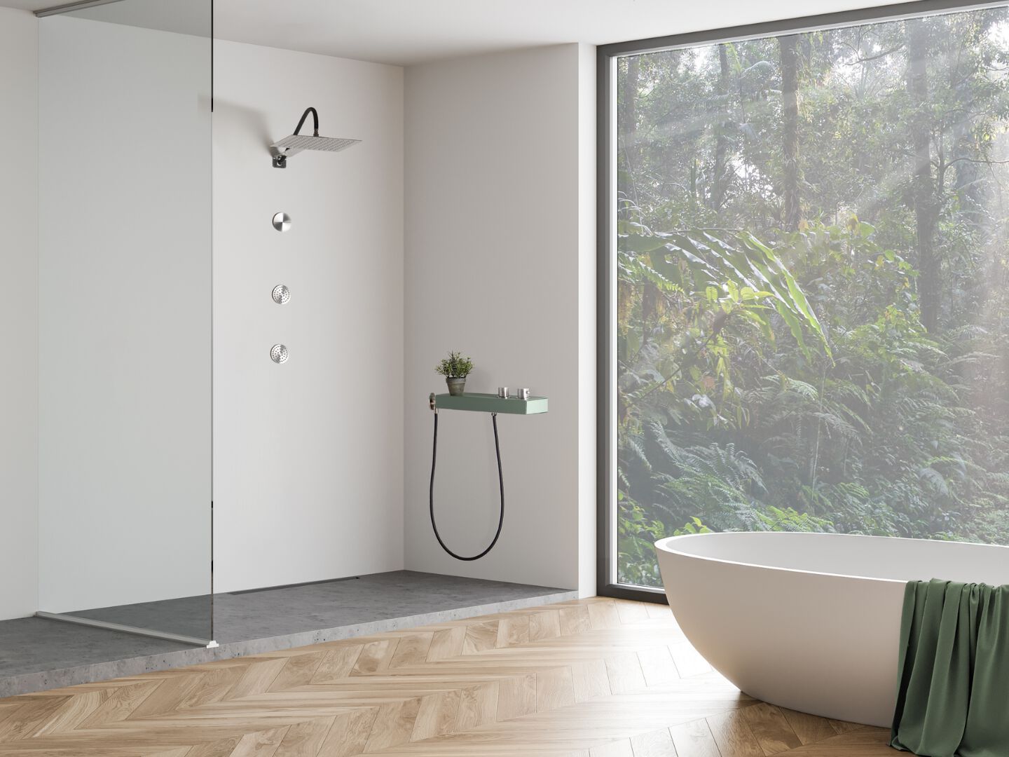 Стержень из нержавеющей стали с ручным душем Cropelli Alyssia ARCH-00026928 - Вид №37