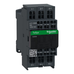 LC1D093GD Контактор LC1D 3P 9А 440/125В DC 4кВт Schneider Electric TeSys