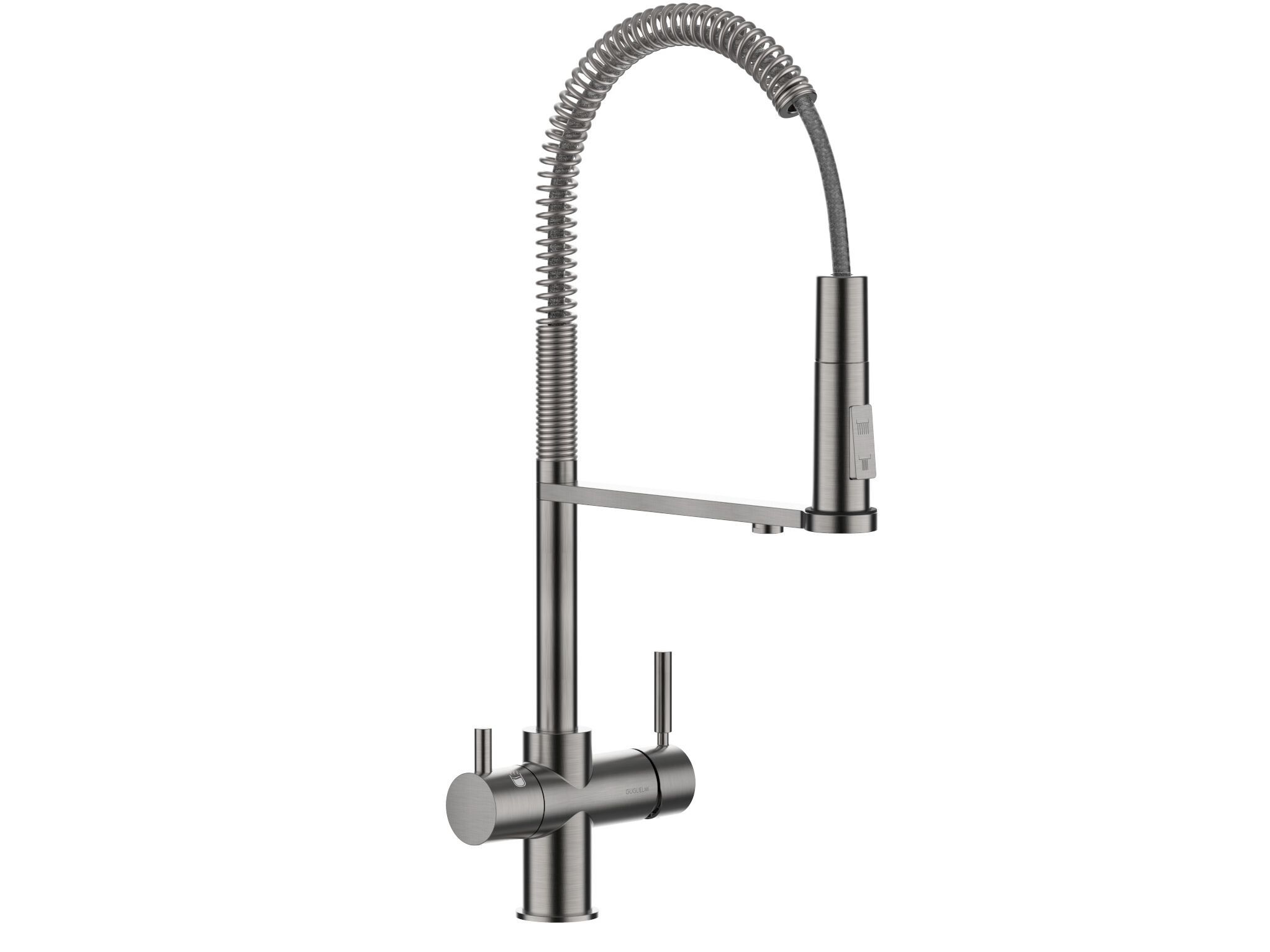 Электронный кухонный миксер с выдвижным ручным душем GUGLIELMI RUBINETTERIE Pura ARCH-00088662 - Вид №2