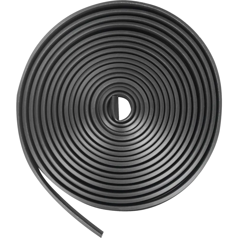 Уплотнитель для деревянных окон и дверей 17х6Мм 5.5М цвет чёрный Ultima STLM-2199792 - Вид №1