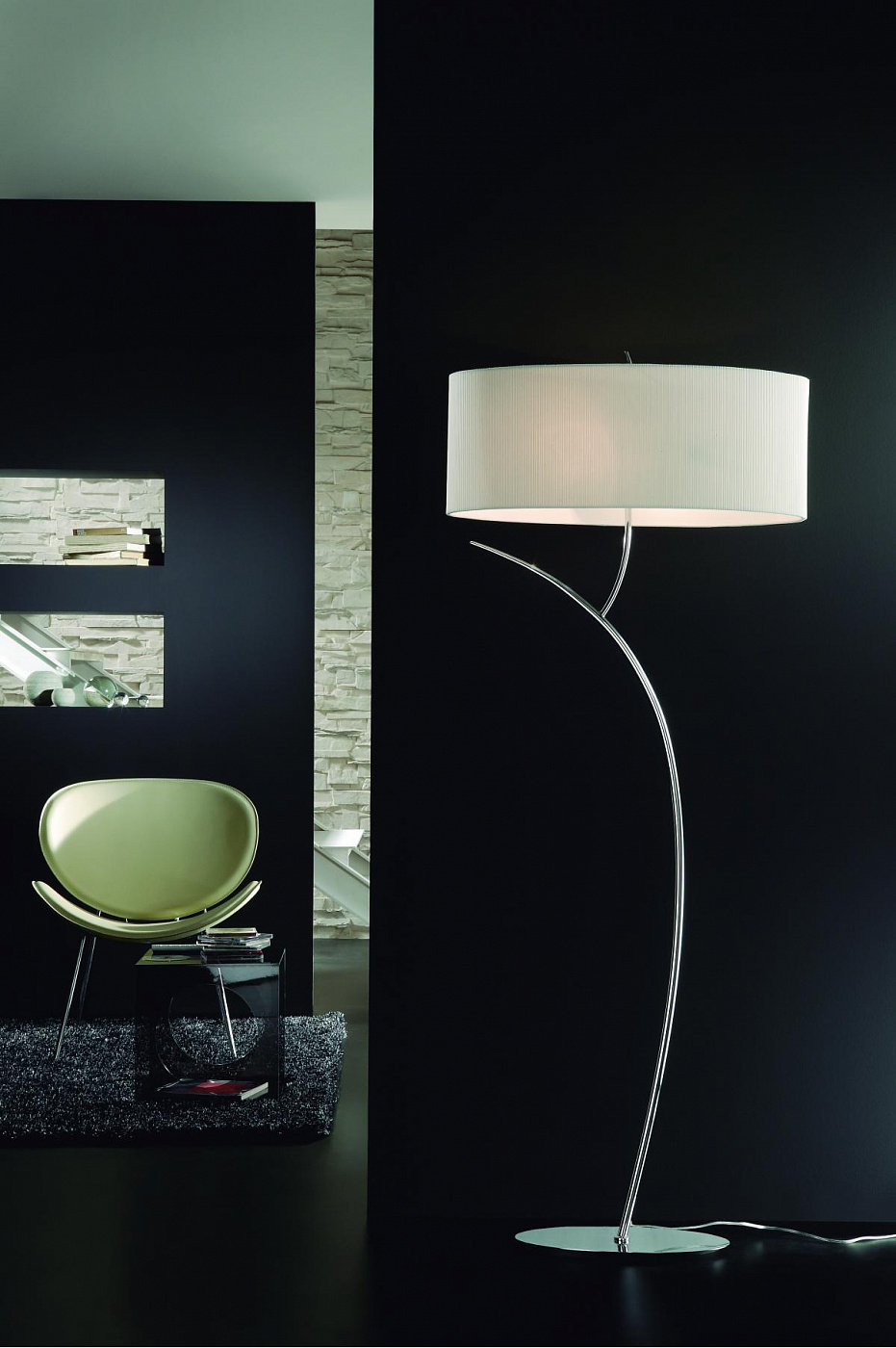 075052 Торшер 2L черный Mantra Eve - Вид №2