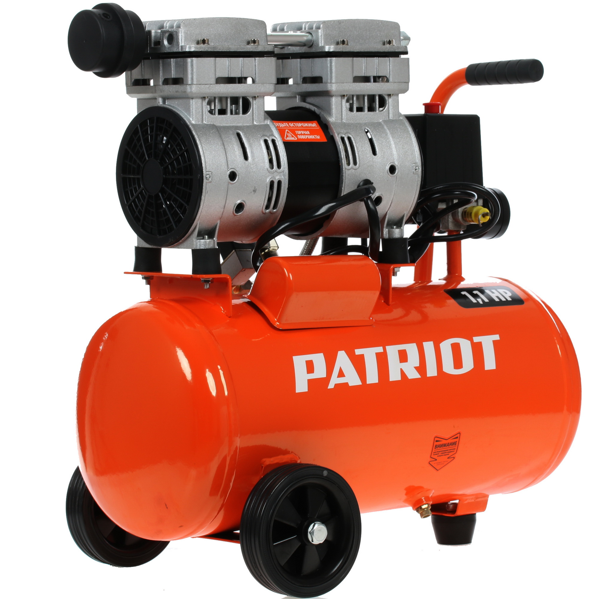 Компрессор поршневой безмасляный Patriot WO 24-160 1229149 STDN-0134216 - Вид №2