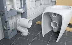 Санитарный модуль из закаленного стекла для унитаза Geberit ARCH-00044943 - Вид №12