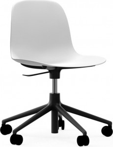 606050 Кресло Swivel 5W Gaslift Black Alu White Normann Copenhagen Form