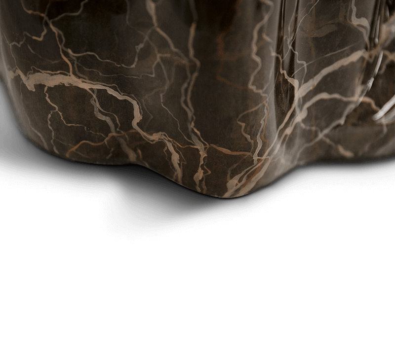 0-038 Монохромный коричневый столик из искусственного мрамора Boca Do Lobo  - Вид №11