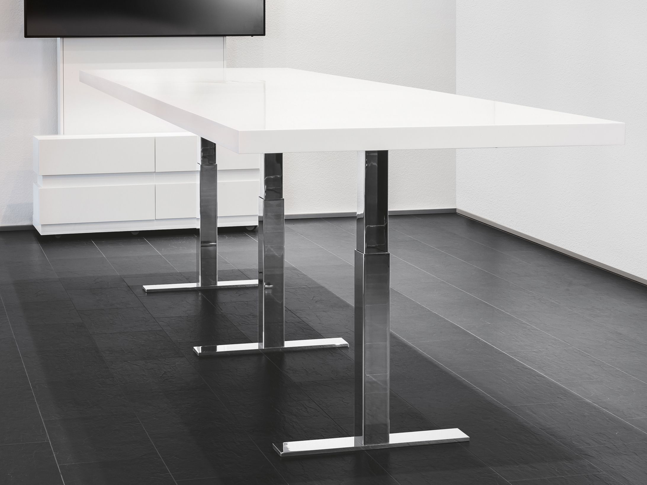 Прямоугольный стол для совещаний с регулируемой высотой Spiegels .с воздухом ARCH-00097258 - Вид №2