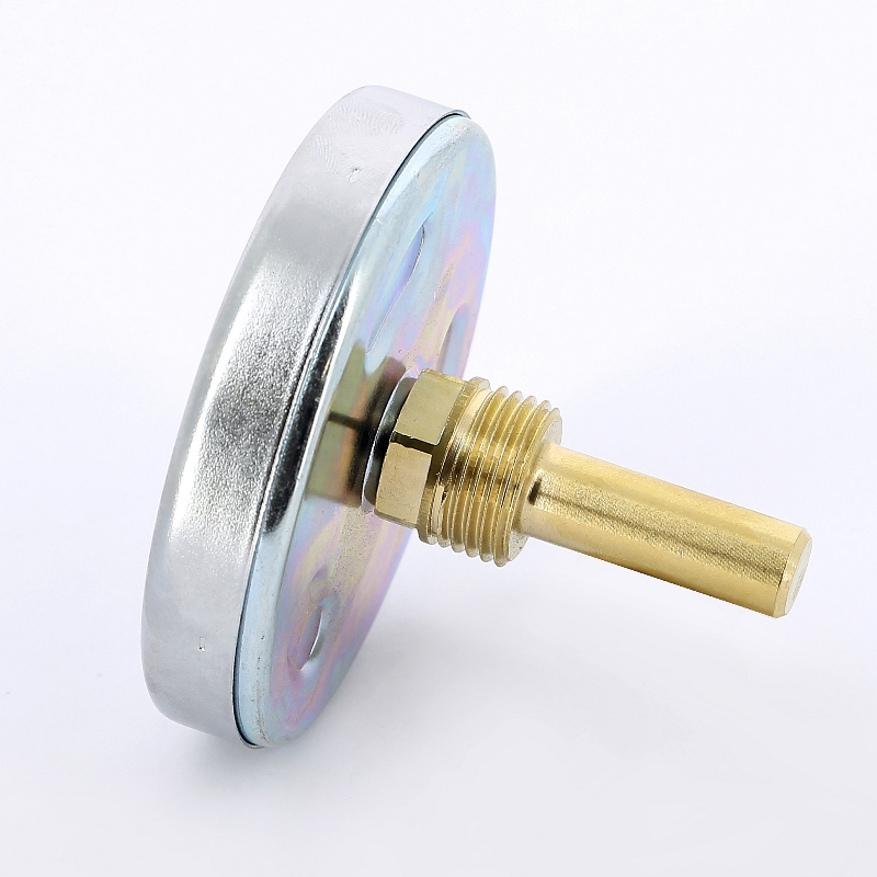 Термометр биметаллический 80мм с погружной гильзой EMMETI 120 град.C гильза 50мм 00610812 - Вид №3