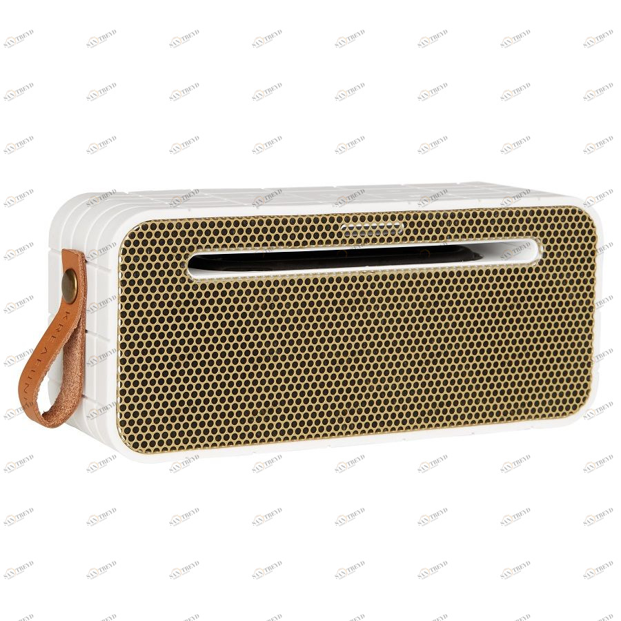 Колонка беспроводная с ремешком aMOVE белая KREAFUNK KFNG61