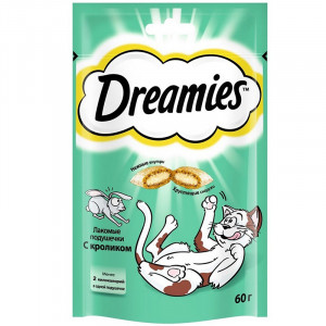 ПР0049176 Лакомство для кошек с кроликом 60г Dreamies