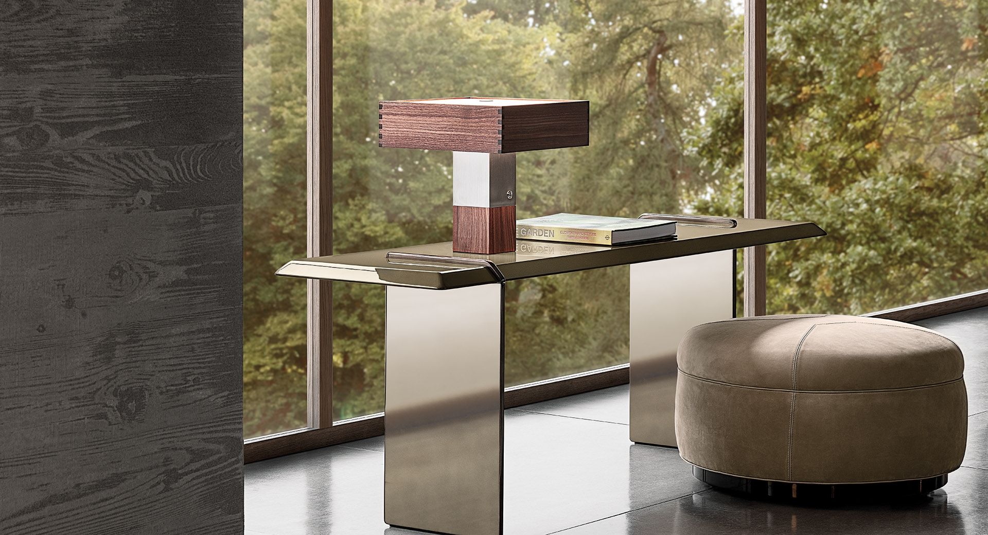 Круглый съемный пуфик Minotti TUFFET ARCH-00012593 - Вид №2