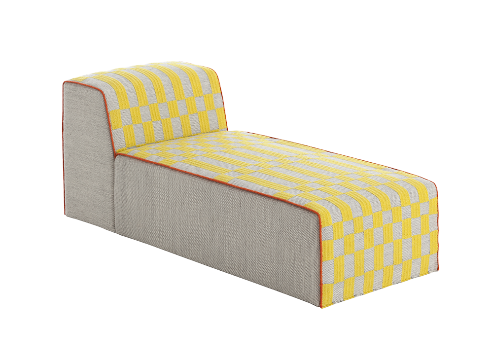 100195 Шезлонг A Yellow GAN Bandas