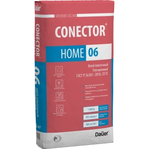 Клей для плитки Dauer Conector Home 06 С0 ТE 25 кг