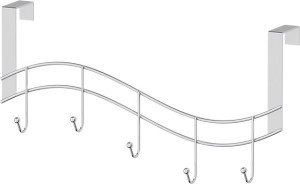 GHI 002 Планка навесная с 5-ю крючками 39 cm SORCOSA Plain