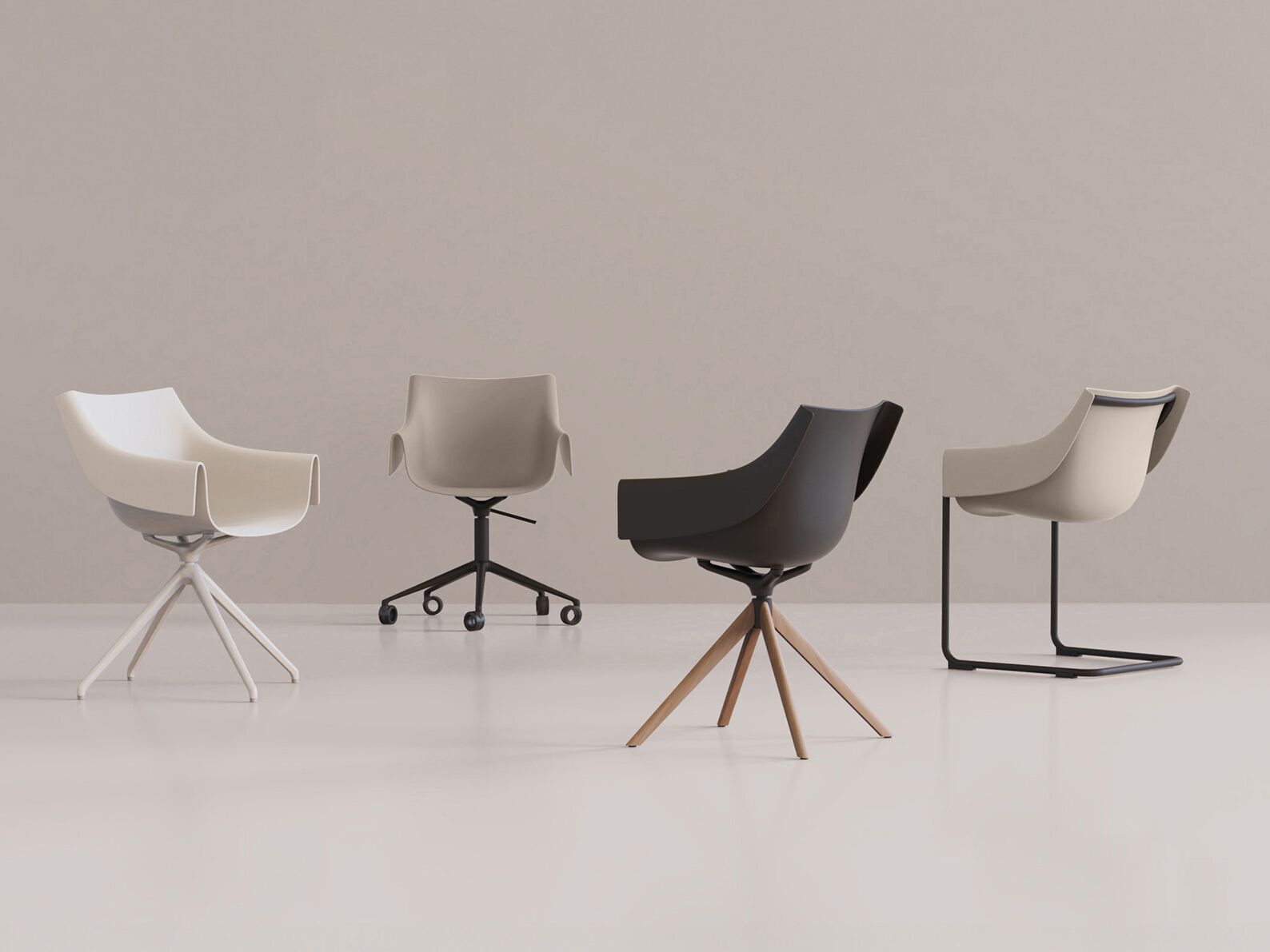 Консольный стул с подлокотниками Vondom Manta ARCH-00109501 - Вид №4