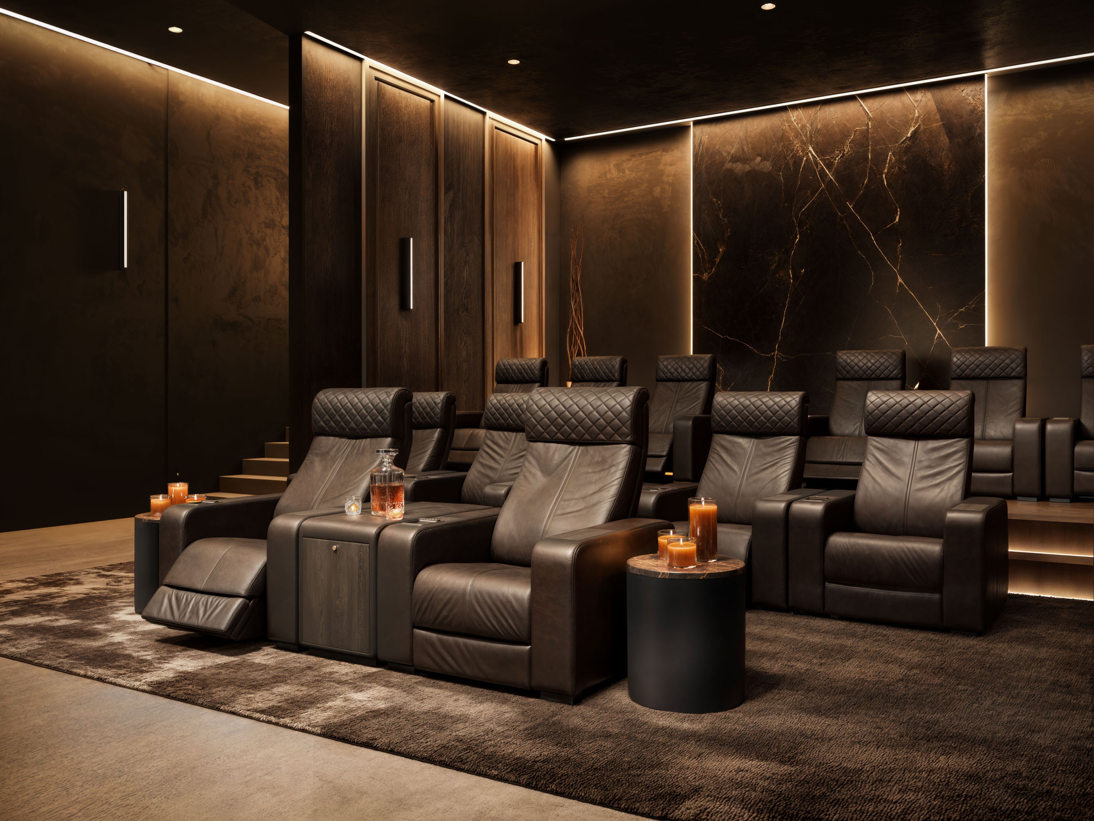 Кожаное кресло для домашнего кинотеатра Wayne Enterprises Home Collection WE-153 ARCH-00072612 - Вид №2