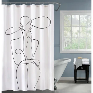 Штора для ванной SWENSA Lady - элегантная защита от брызг 200×180 см 89379300