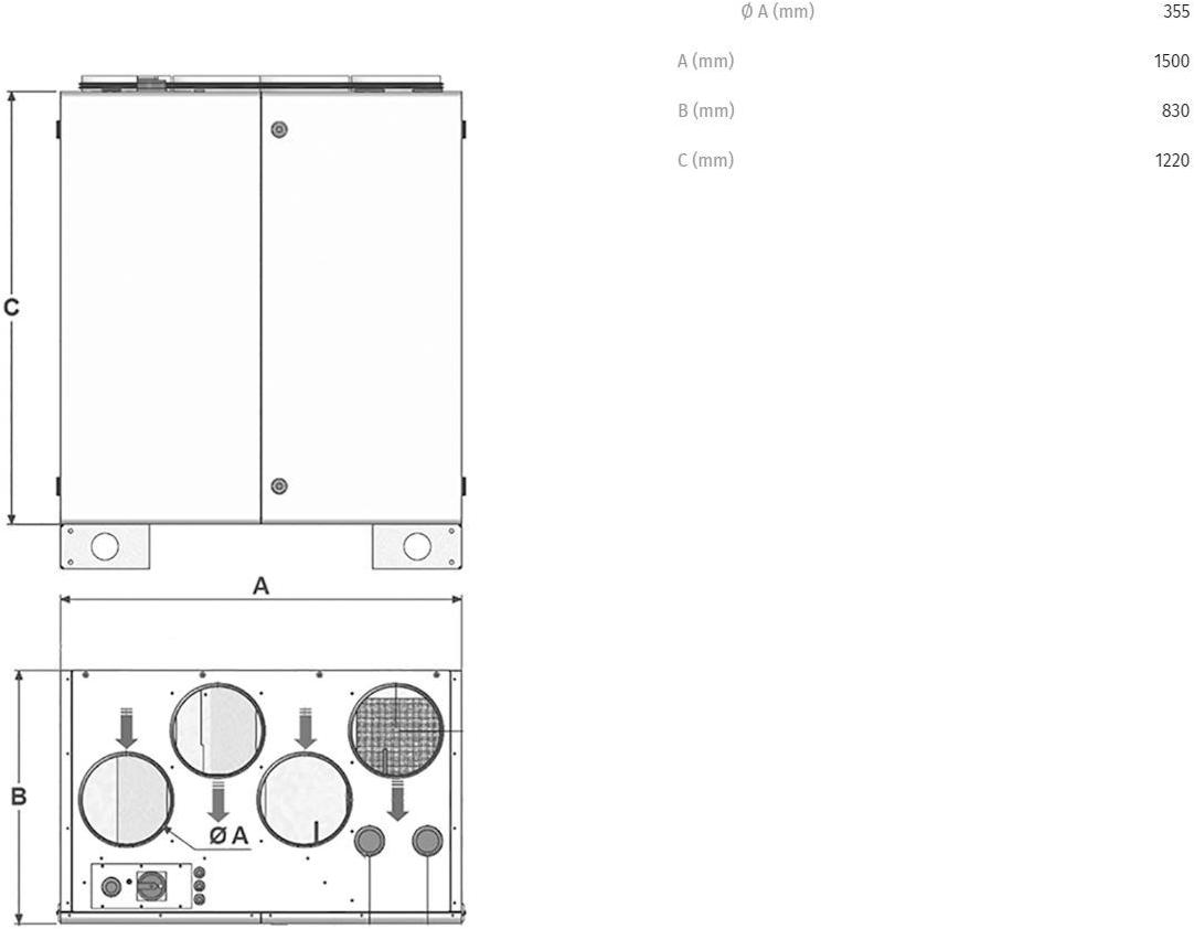 Vortice Рекуператор тепла промышленного назначения Vort nrg ecr 45408 - Вид №1