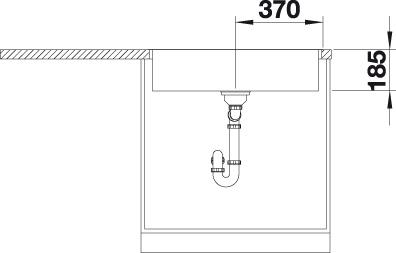 526246 Кухонная мойка Blanco Zerox 700-IF Dark Steel  Blanco Zerox - Вид №5