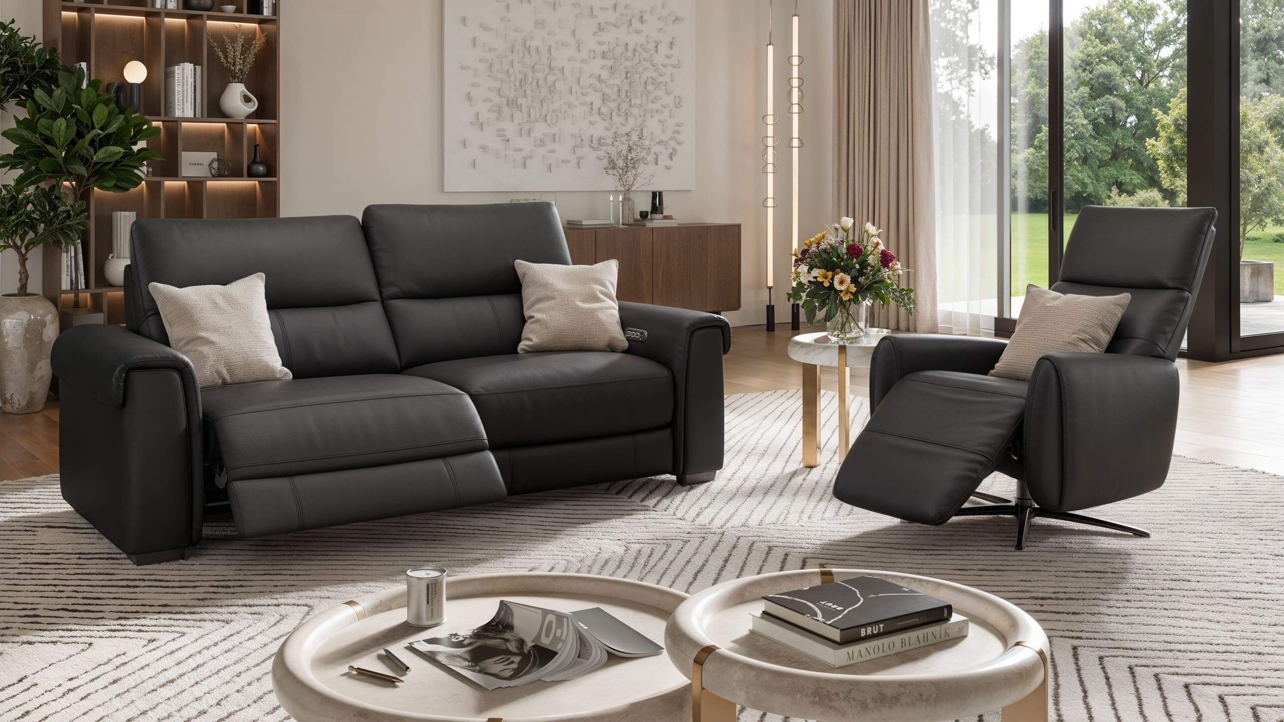 2-местный кожаный диван Sofanella Murano ARCH-00039287 - Вид №2