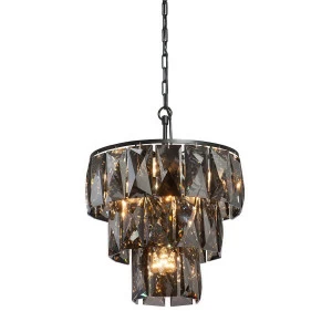 Люстра подвесная черная Vitaluce V5276-1/6+1 VITALUCE ДИЗАЙНЕРСКИЕ 00-3887922 Прозрачный;черный