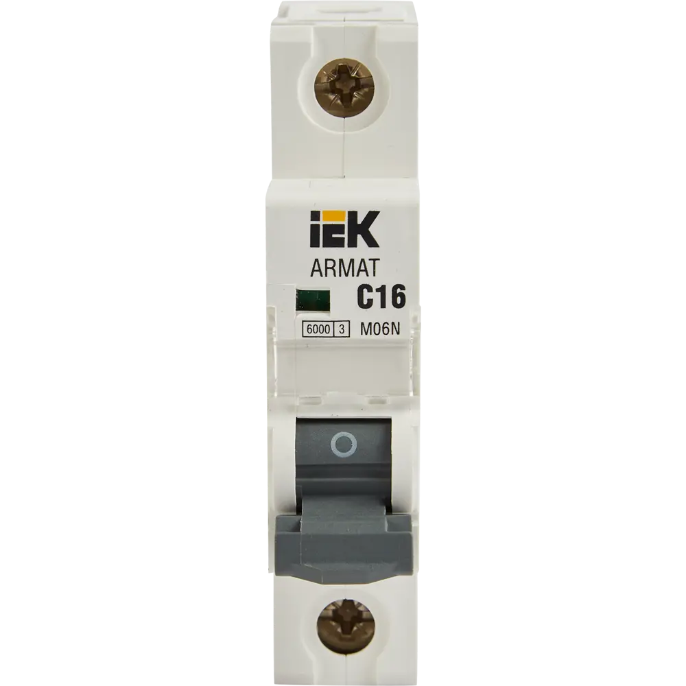 Автомат дифференциальный IEK Armat M06N 16А с защитой от утечек 87762161 STLM-1114626 - Вид №1