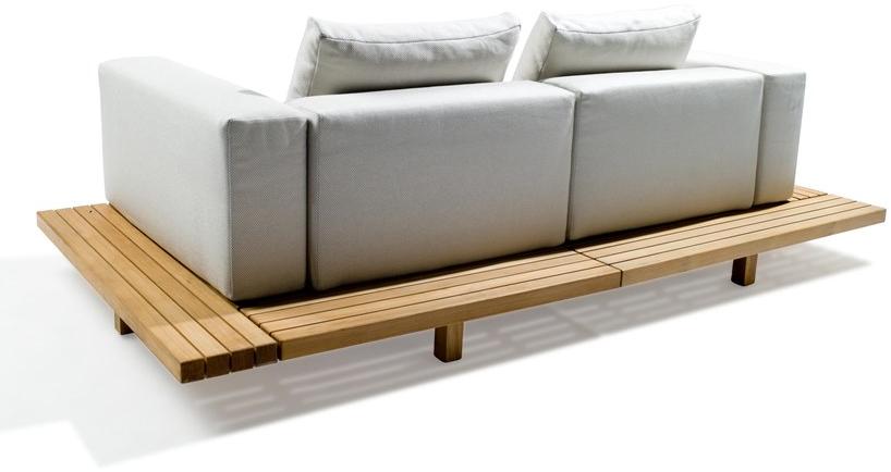 TRIBÙ Модульный садовый диван с водоотталкивающими подушками Vis à vis sofa sun-id-1365364 - Вид №1