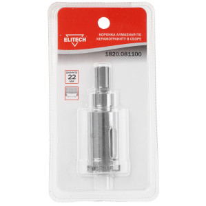 Алмазная коронка Elitech 1820.081100 9186989