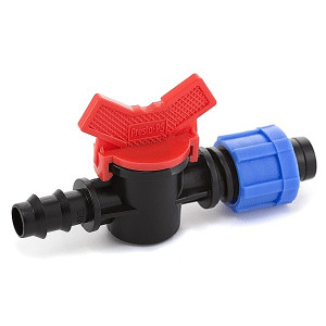 2873 Кран переходной с шланга \ трубы на капельную ленту 16мм LAB.Space