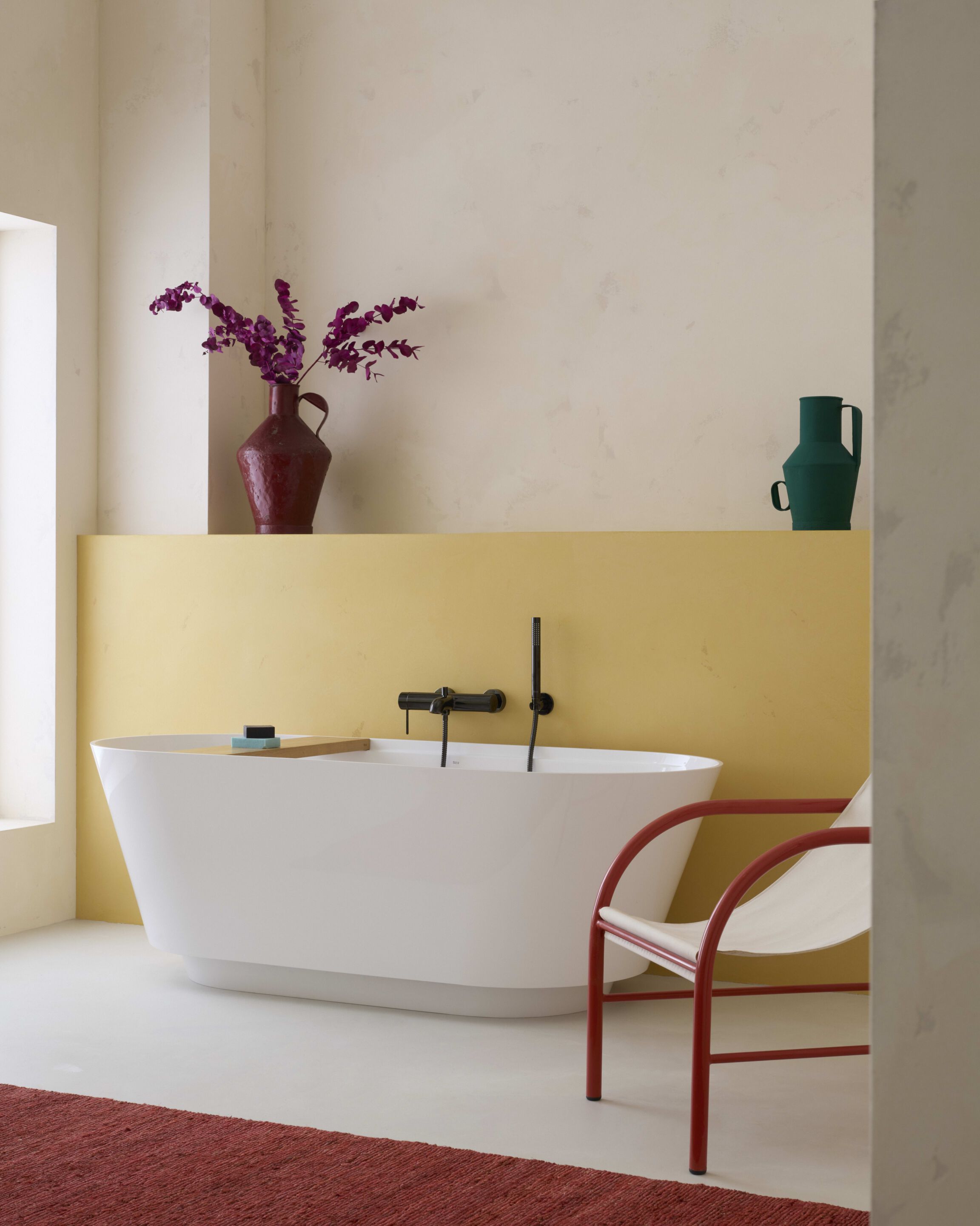 Овальная ванна в центре комнаты в Stonex® Roca Tura ARCH-00058759 - Вид №10