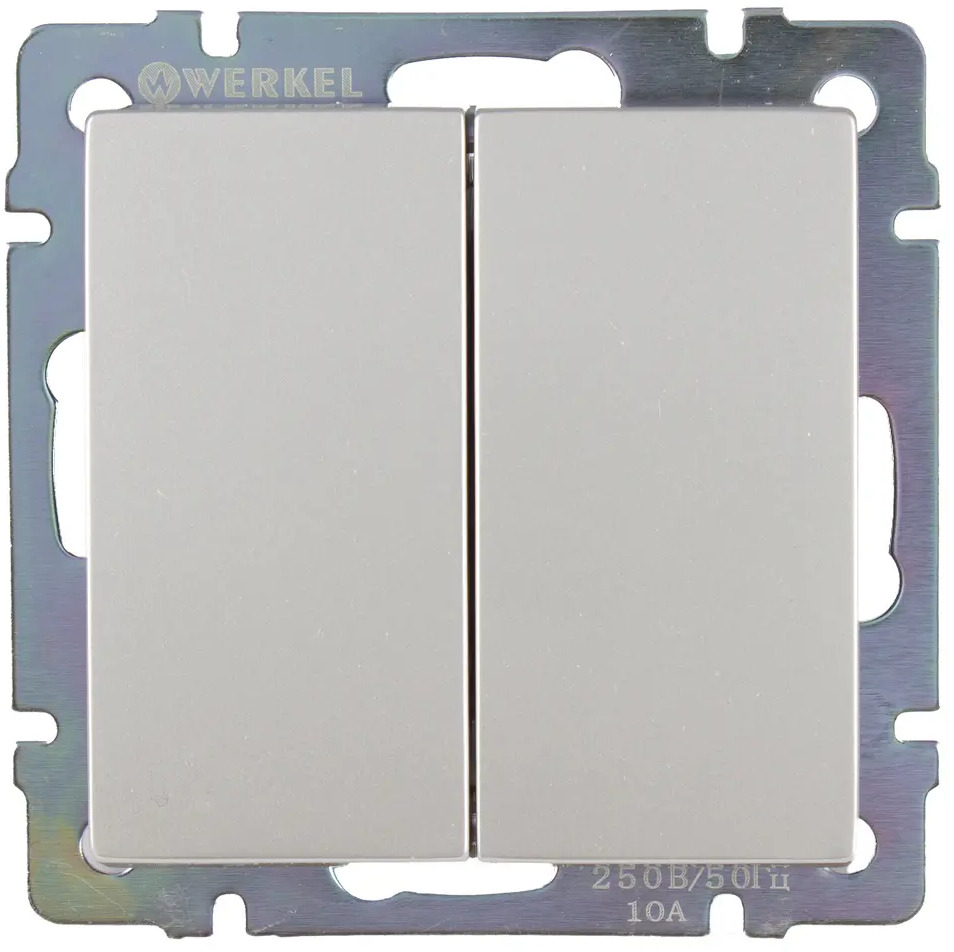 WERKEL — встраиваемый двухклавишный выключатель для современного интерьера 17782230