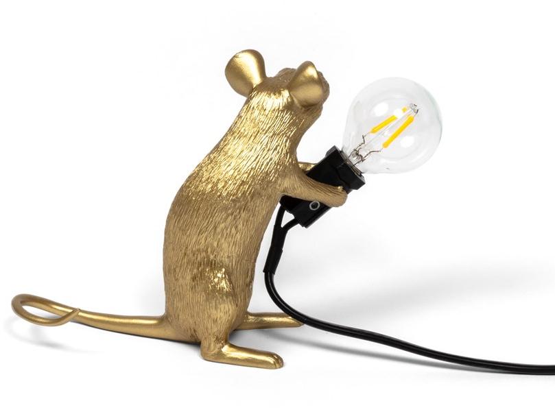 Seletti Светодиодная настольная лампа из смолы Mouse lamp sun-id-1347919 - Вид №2