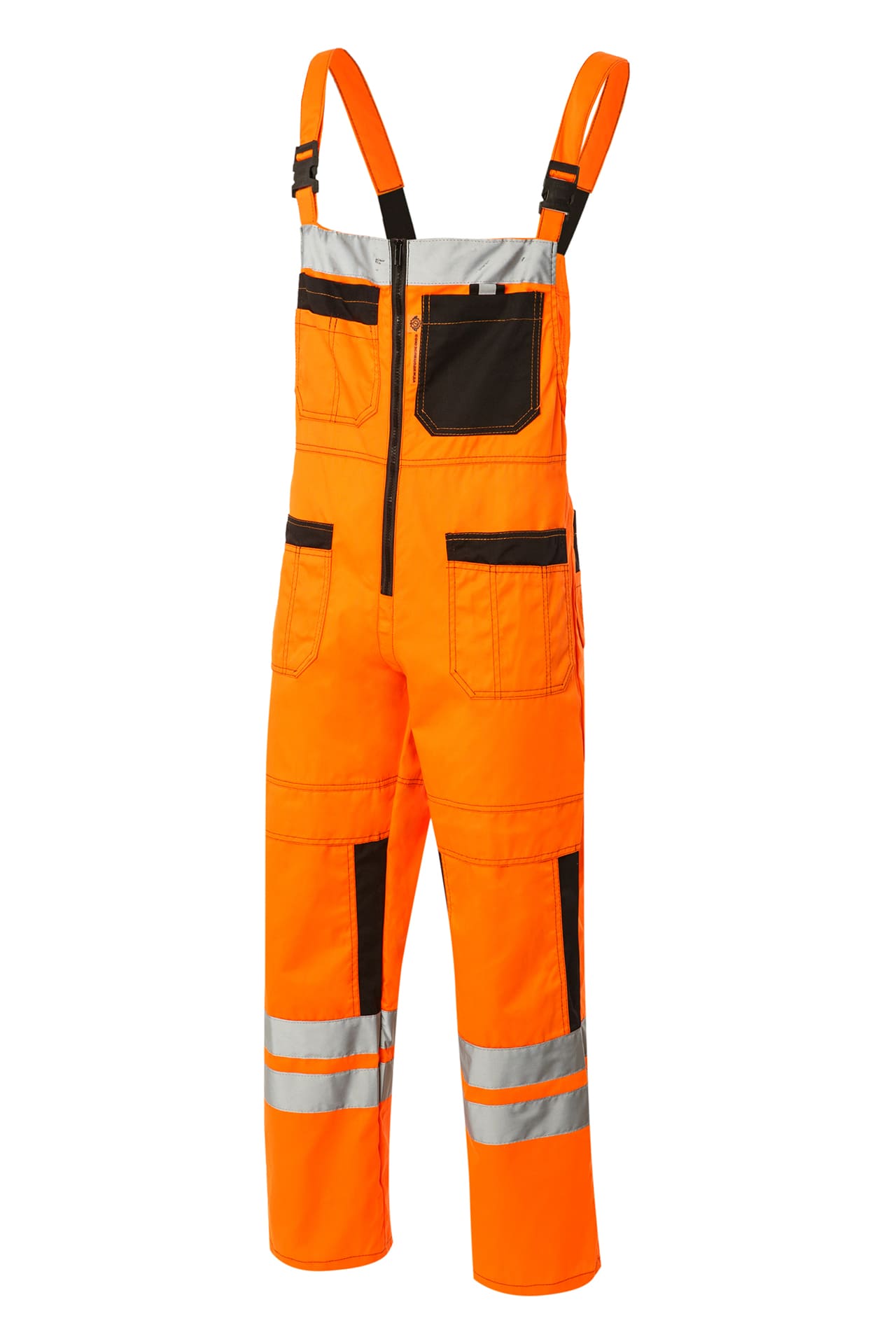 61861 Костюм "Профессионал-2" с СВП оранжево-черный  Летняя спецодежда  размер 44-46/158-164  - Вид №4