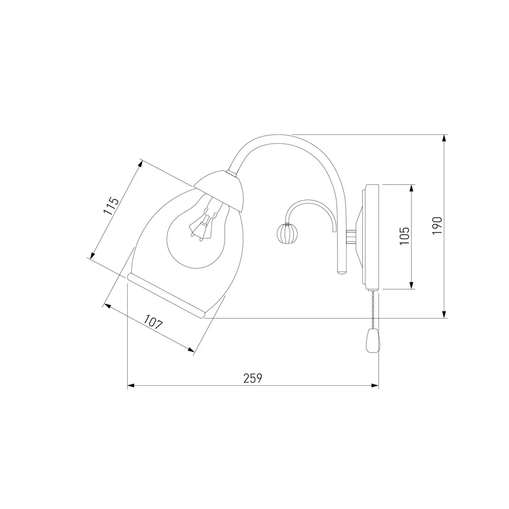 Бра Eurosvet Валери 30026/1, цвет золото/белый STLM-2210196 - Вид №8