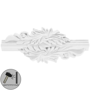 Вставка декоративная полиуретан Decomaster 97012-7 белый 85 мм