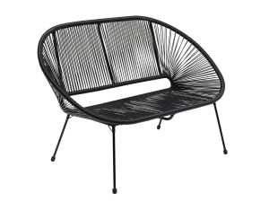 Садовая скамейка из полиэтилена со спинкой