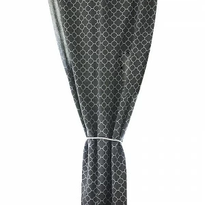 Шторы с белым принтом HAPPY STATION  009150 Синий;белый